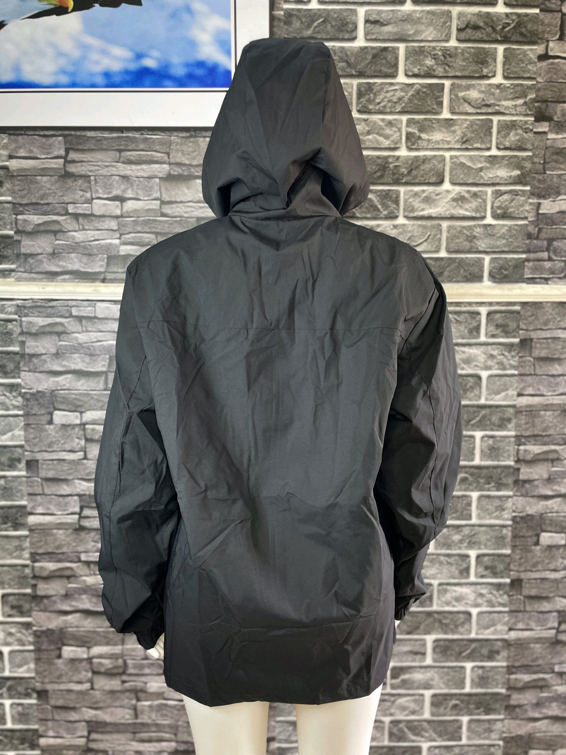 Black Raincoat Jacket 3 Black Raincoat Jacket - Image 3