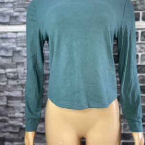 Olive Green Long Sleeve Top