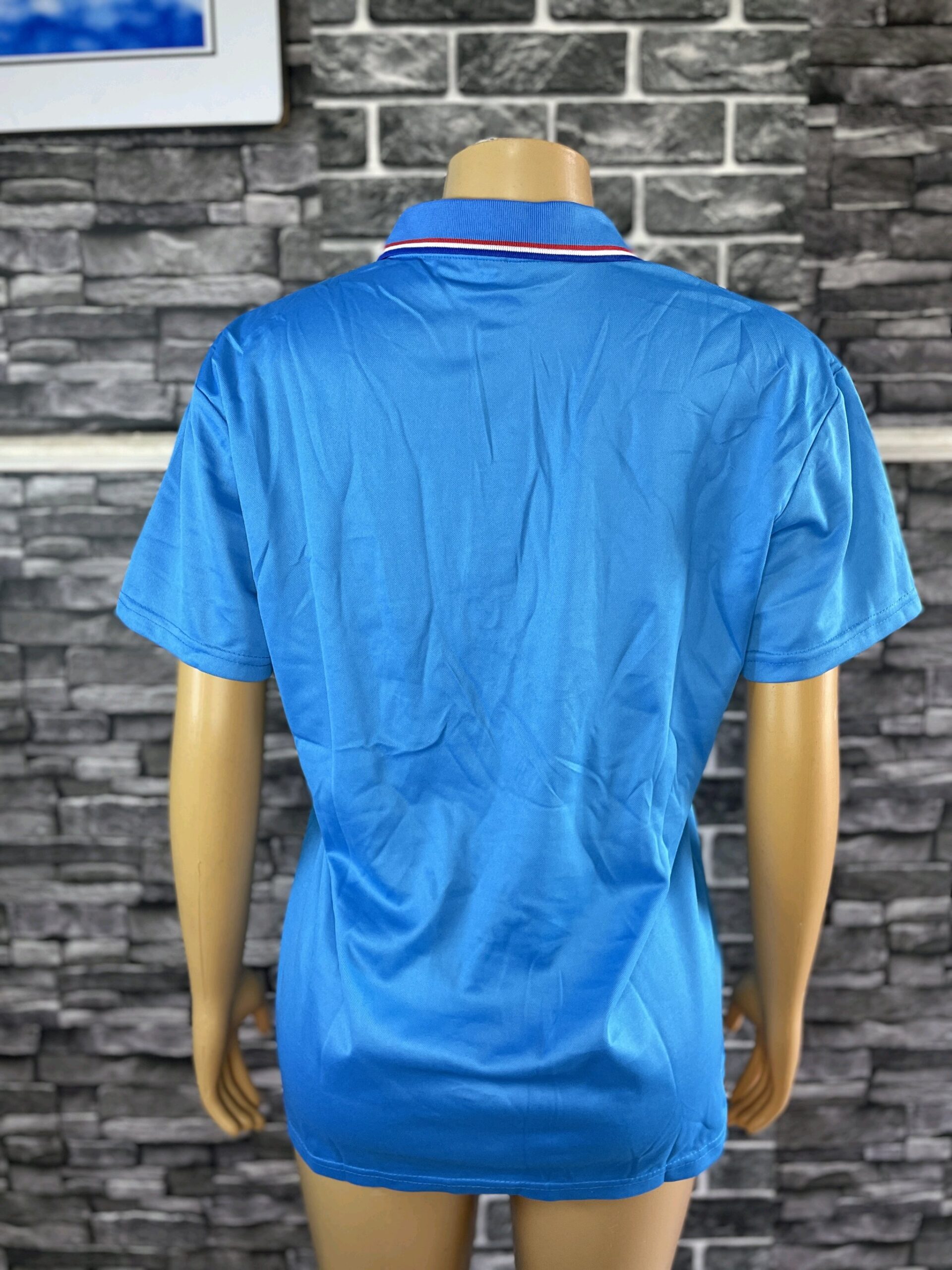 White And Light Blue Men's T-shirt 5 White And Light Blue Men's T-shirt - Image 5