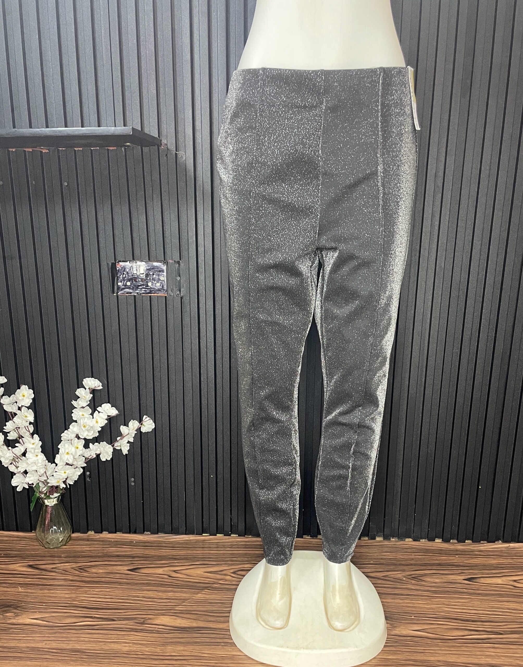 Metallic Shimmer Trouser 2 Metallic Shimmer Trouser - Image 2