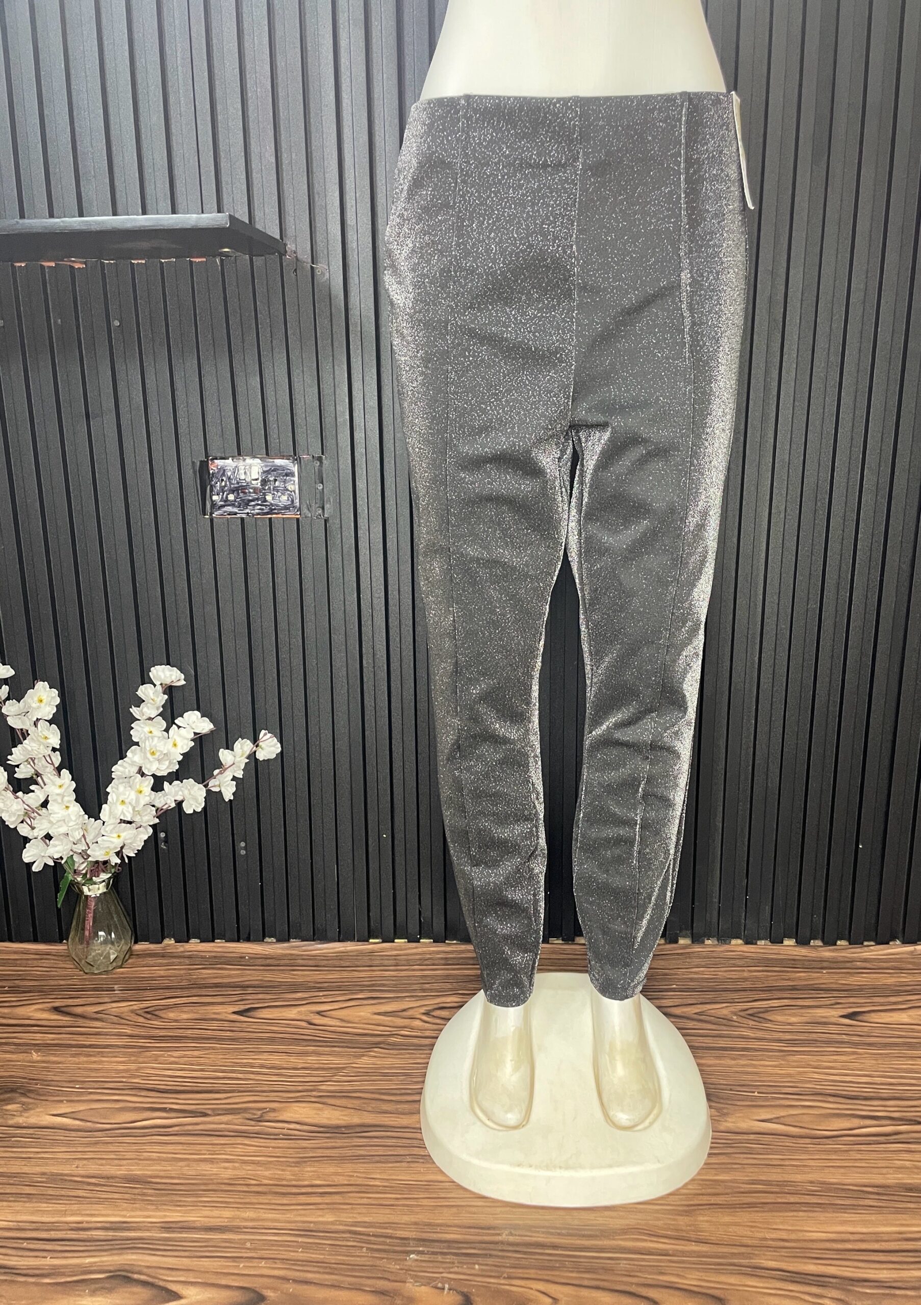 Metallic Shimmer Trouser 3 Metallic Shimmer Trouser - Image 3