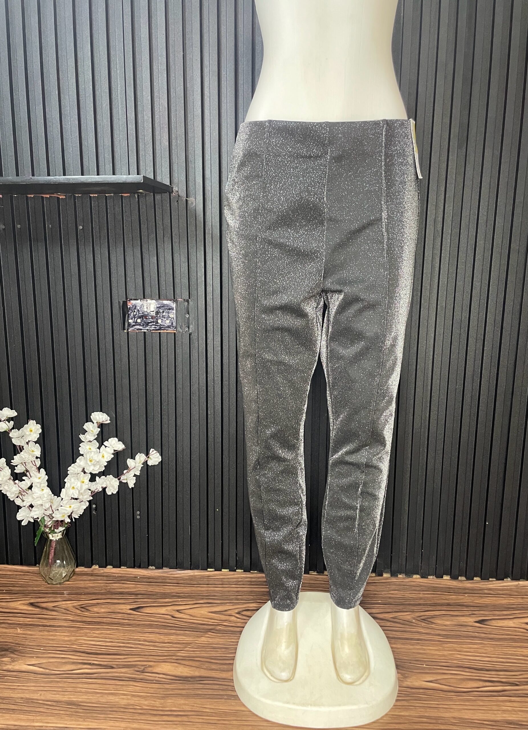 Metallic Shimmer Trouser 4 Metallic Shimmer Trouser - Image 4