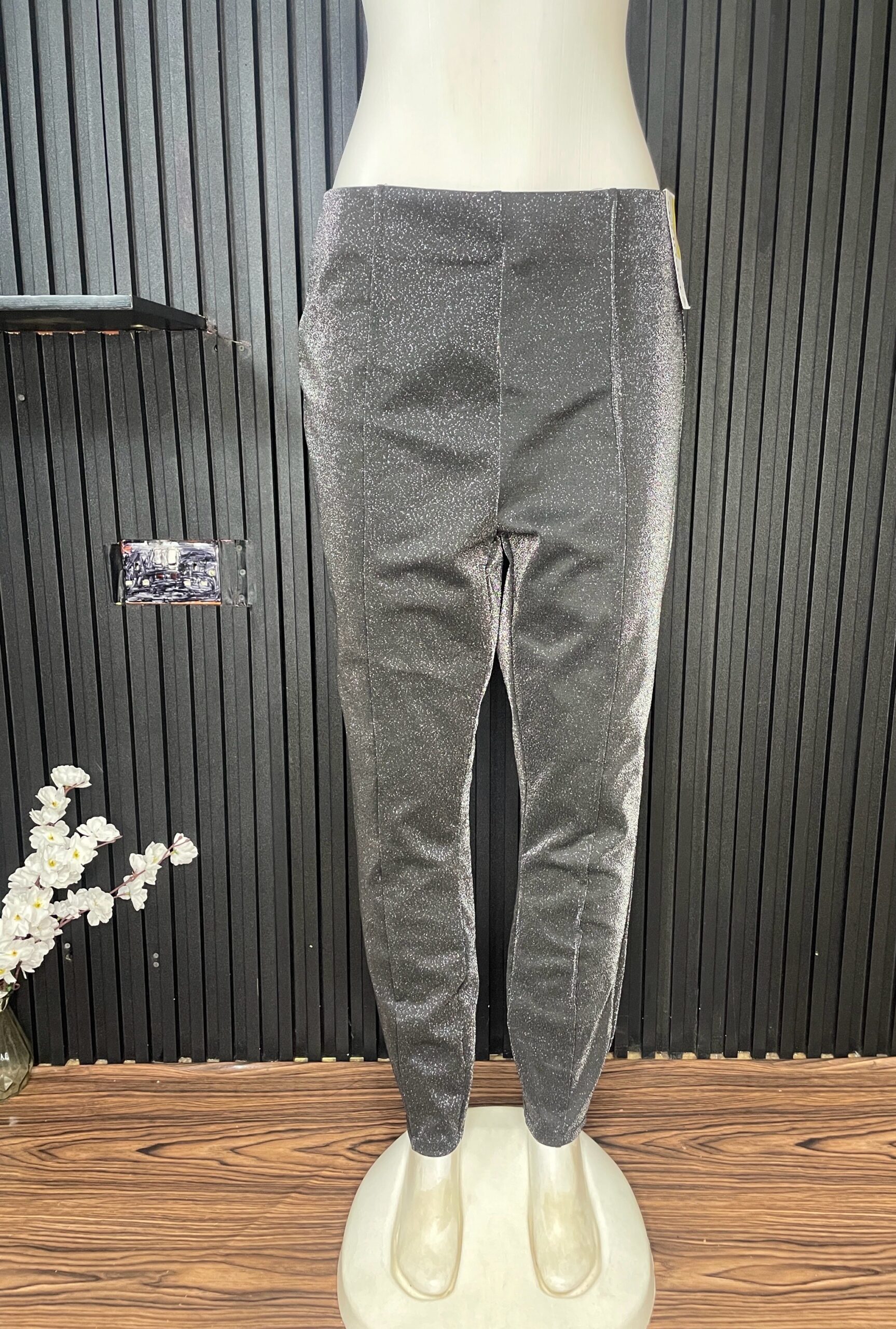 Metallic Shimmer Trouser 5 Metallic Shimmer Trouser - Image 5