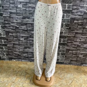 Elegant Floral Print Wide Leg Pants