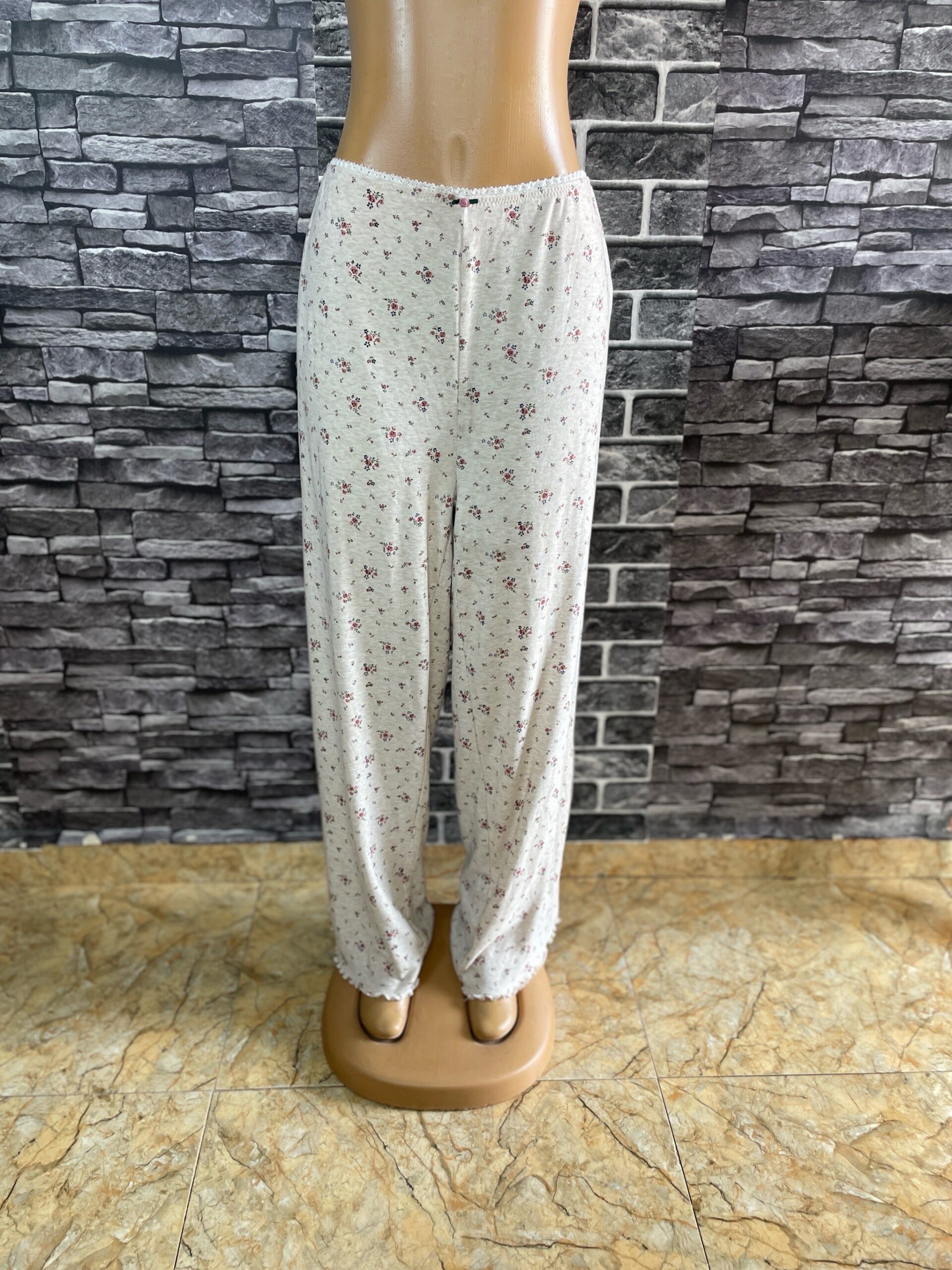 Elegant Floral Print Wide Leg Pants 2 Elegant Floral Print Wide Leg Pants - Image 2