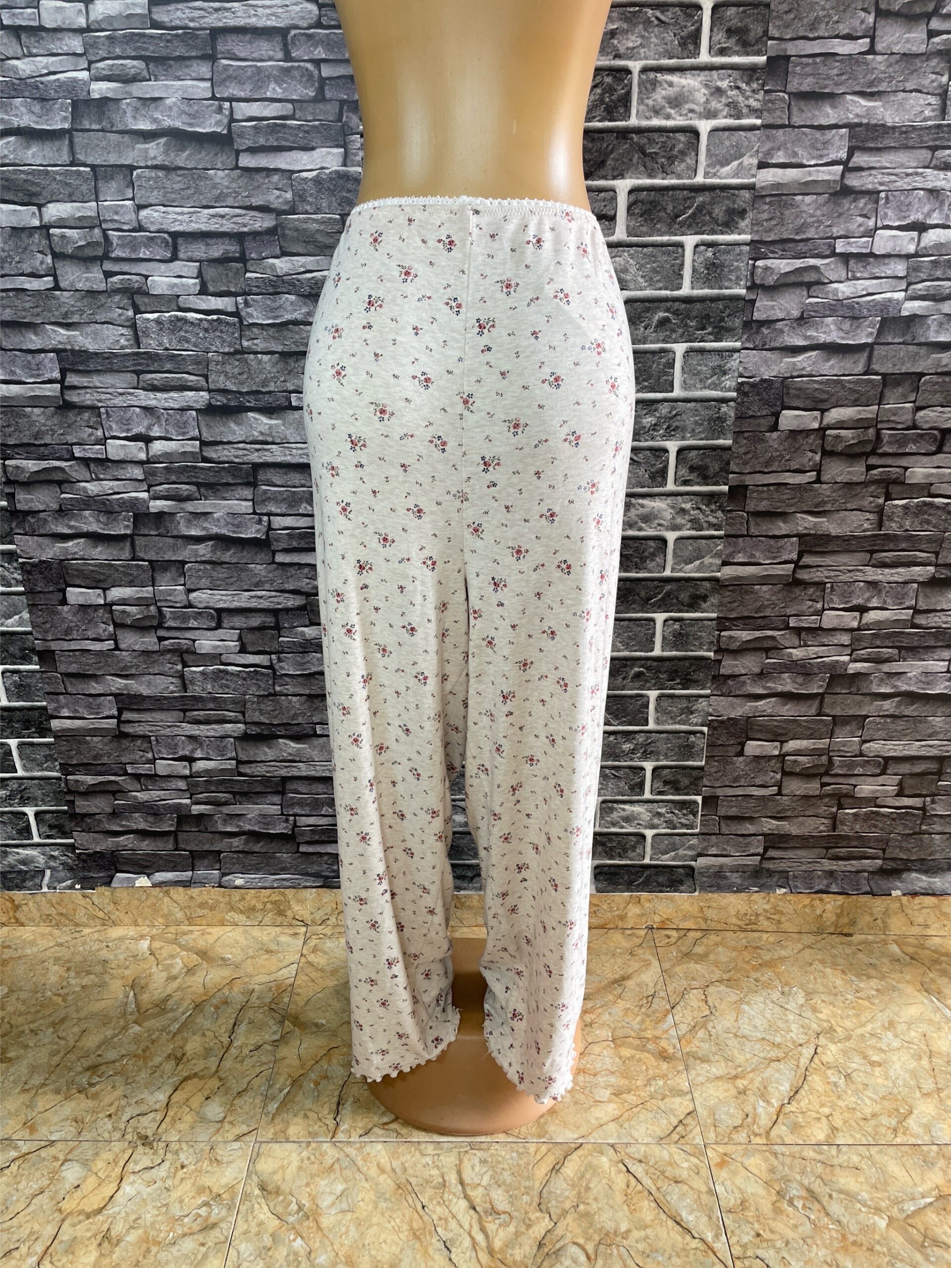 Elegant Floral Print Wide Leg Pants 3 Elegant Floral Print Wide Leg Pants - Image 3