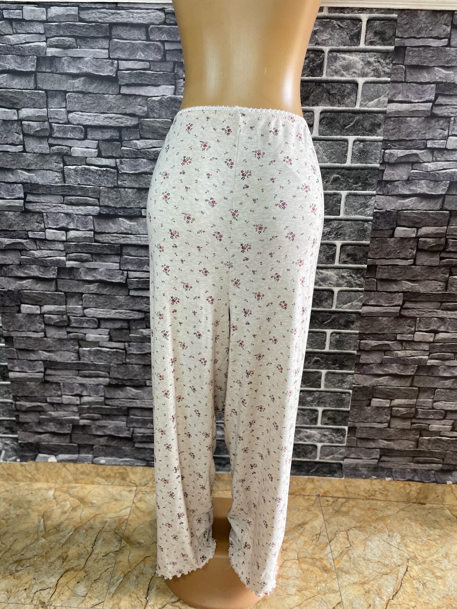 Elegant Floral Print Wide Leg Pants 5 Elegant Floral Print Wide Leg Pants - Image 5
