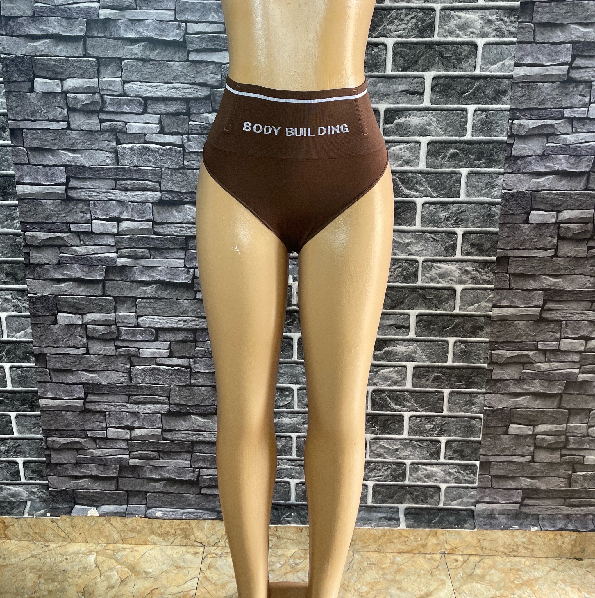 Stylish High-Waist Gym Briefs 5 Stylish High-Waist Gym Briefs - Image 5