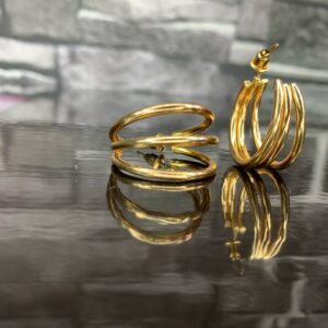3 Layer Hoop Earring