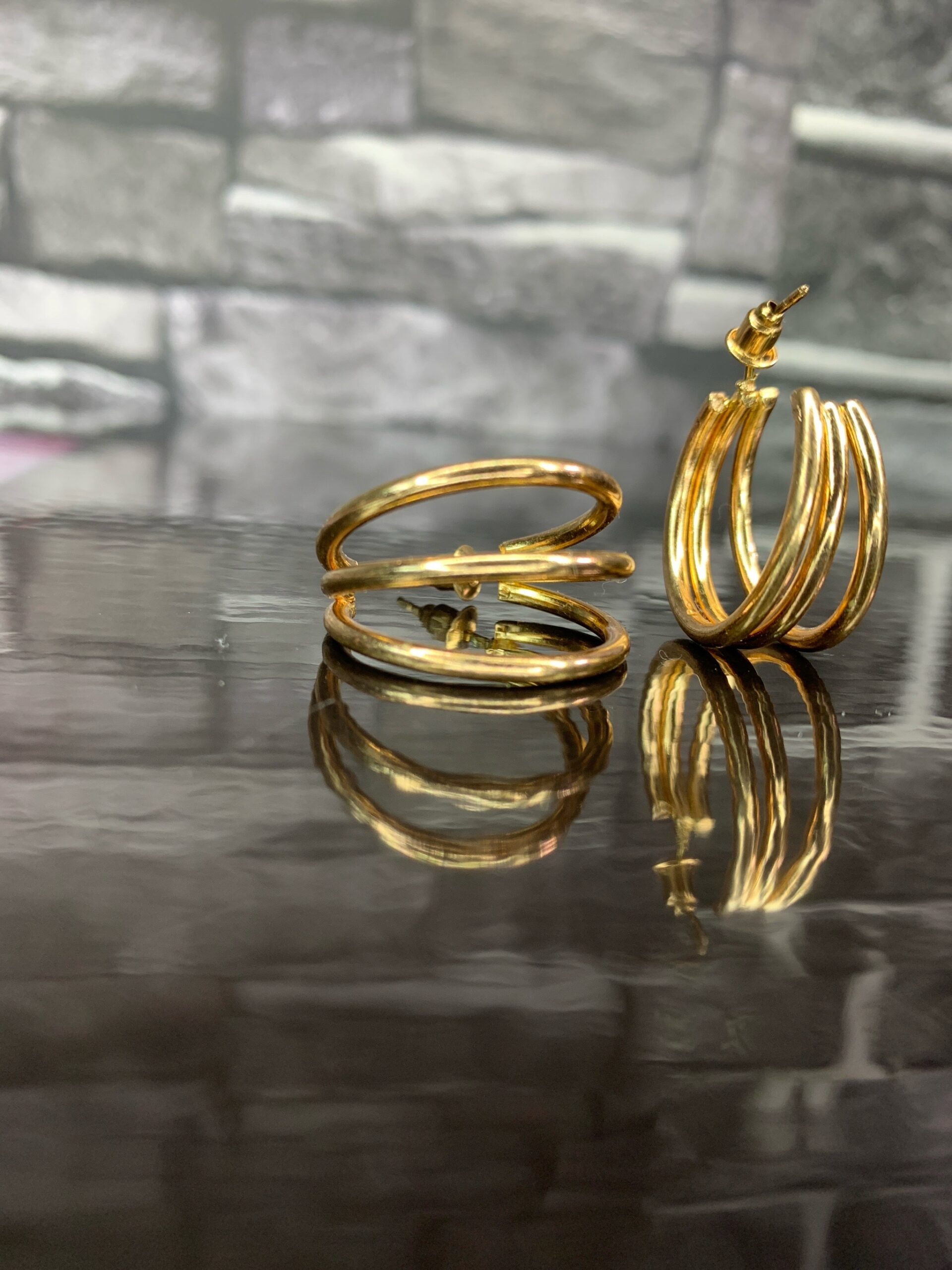 3 Layer Hoop Earring 1 3 Layer Hoop Earring