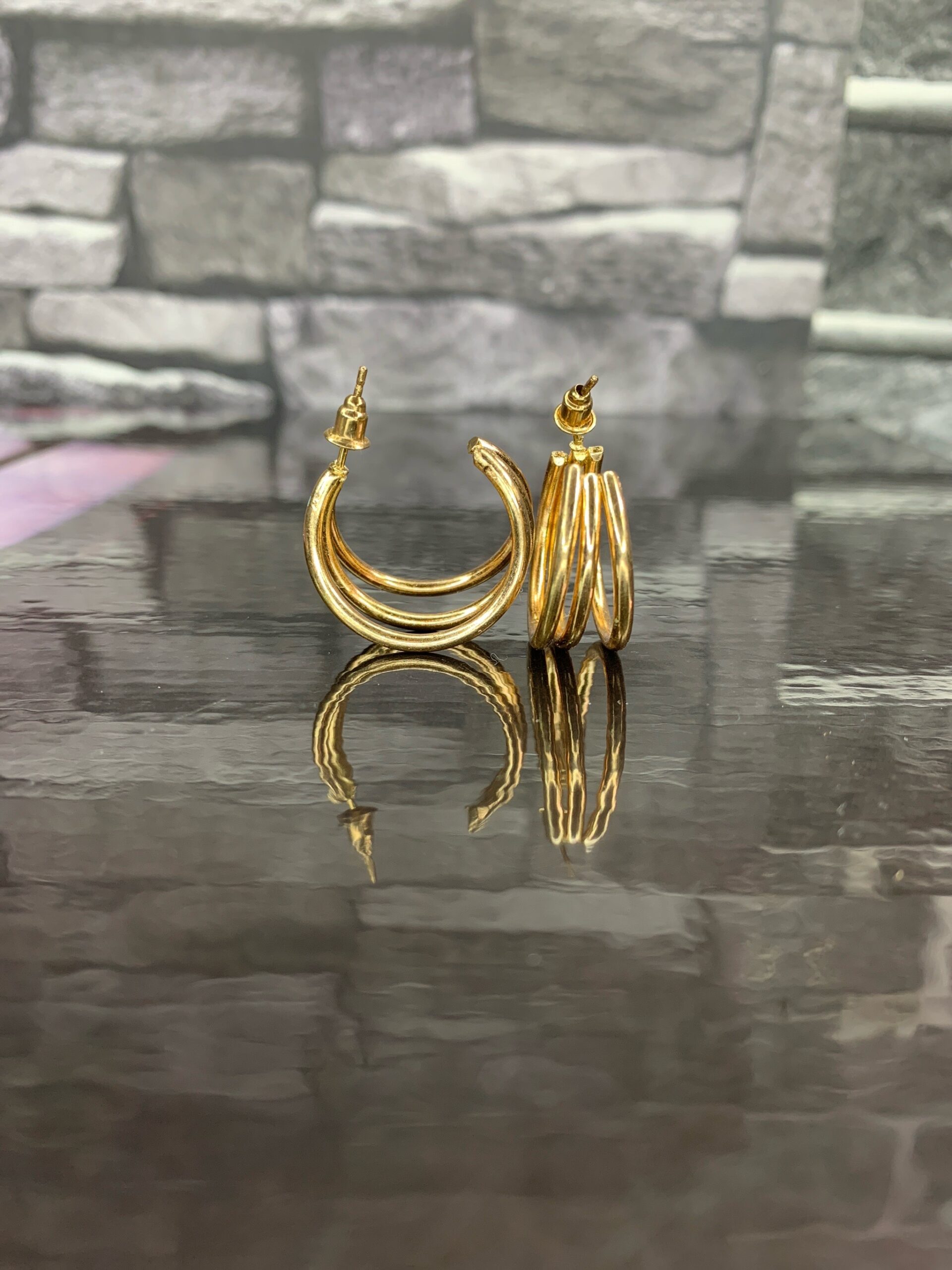 3 Layer Hoop Earring 5 3 Layer Hoop Earring - Image 5