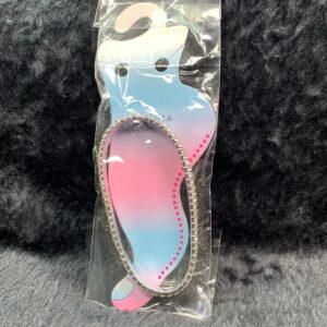 Silver Rhinestone Stretch Anklet