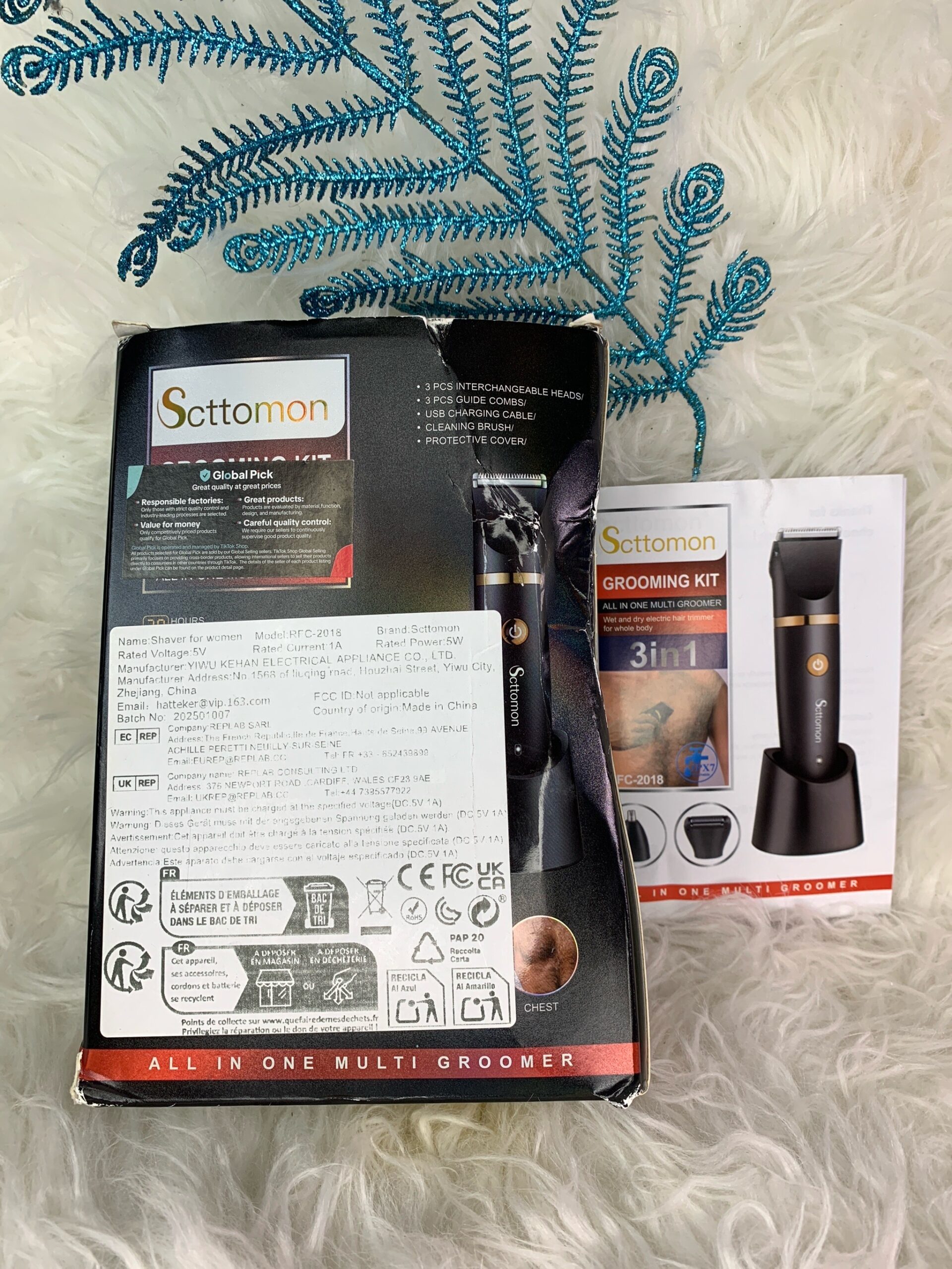 Scttomon 3 in 1 Grooming Kit 2 Scttomon 3 in 1 Grooming Kit - Image 2