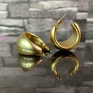 Gold Chunky Hoop Earrings