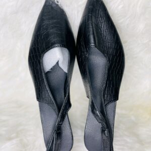 Black Pointed Toe Flat Shoe