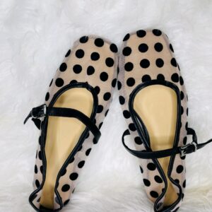 Home 16 Polka Dot Flat Sandals