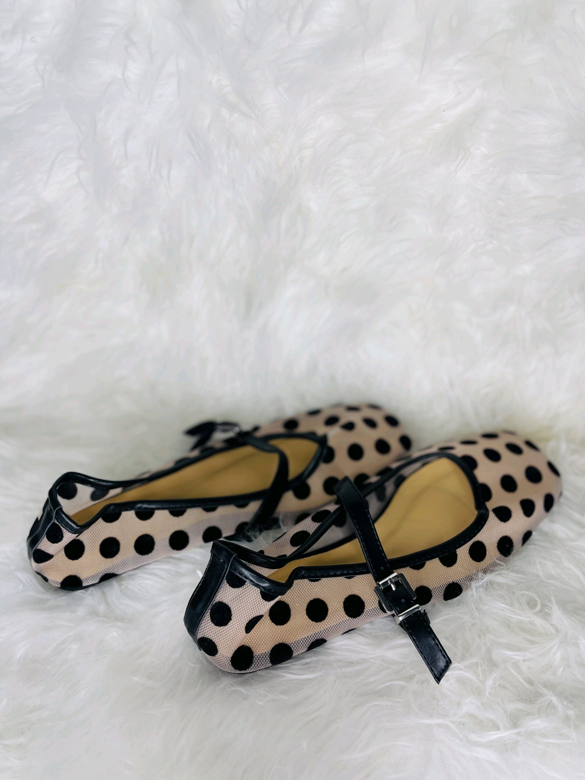Polka Dot Flat Sandals 4 Polka Dot Flat Sandals - Image 4