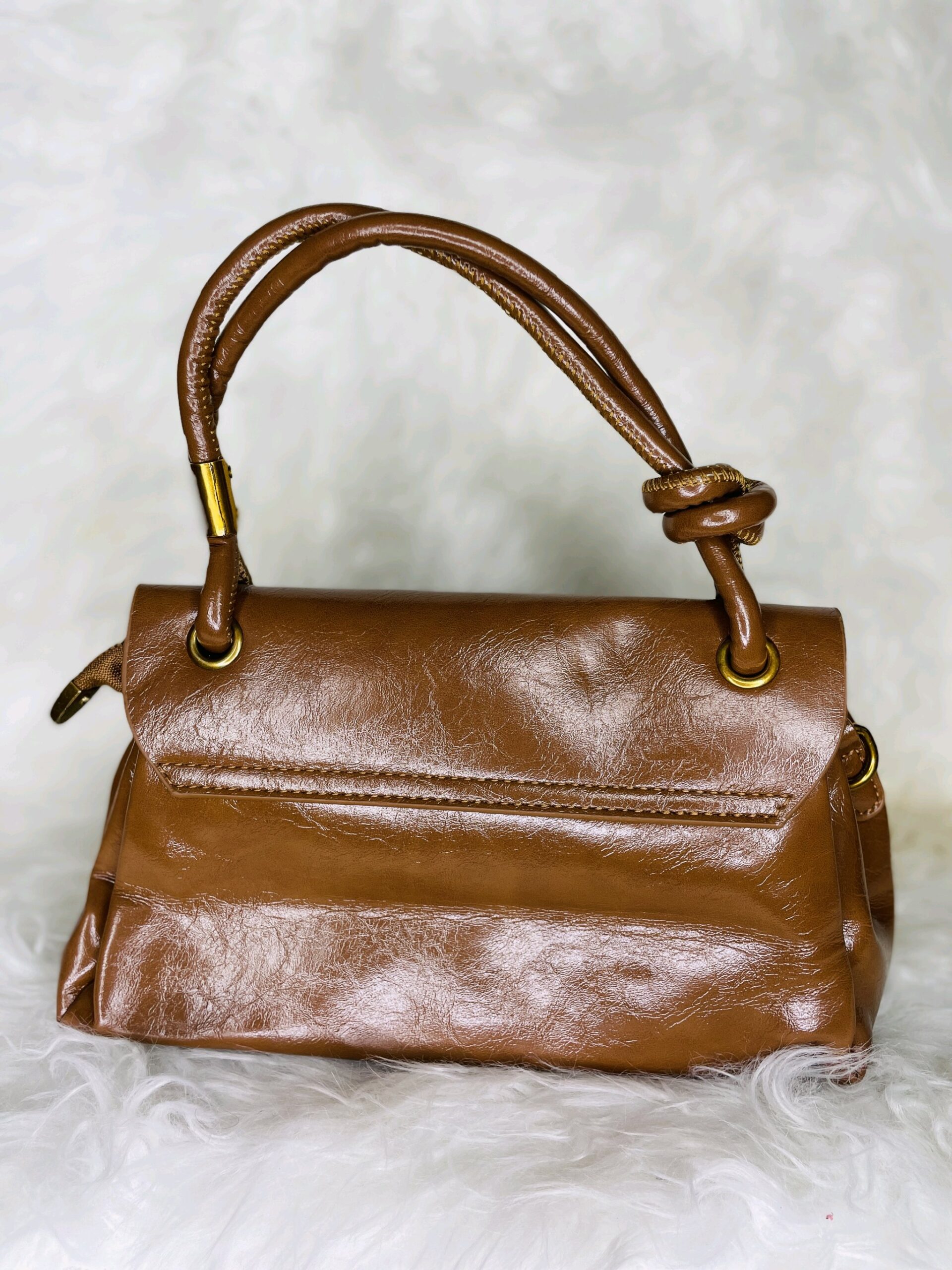 Brown Mini Handbag 3 Brown Mini Handbag - Image 3