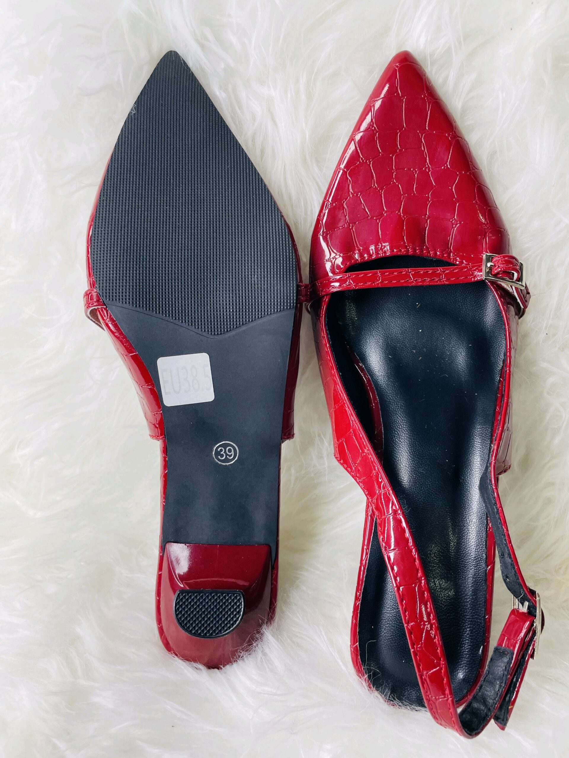 Red Elegant Pointed Heel 3 Red Elegant Pointed Heel - Image 3