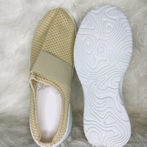 Creamy Basket Cover Sandals