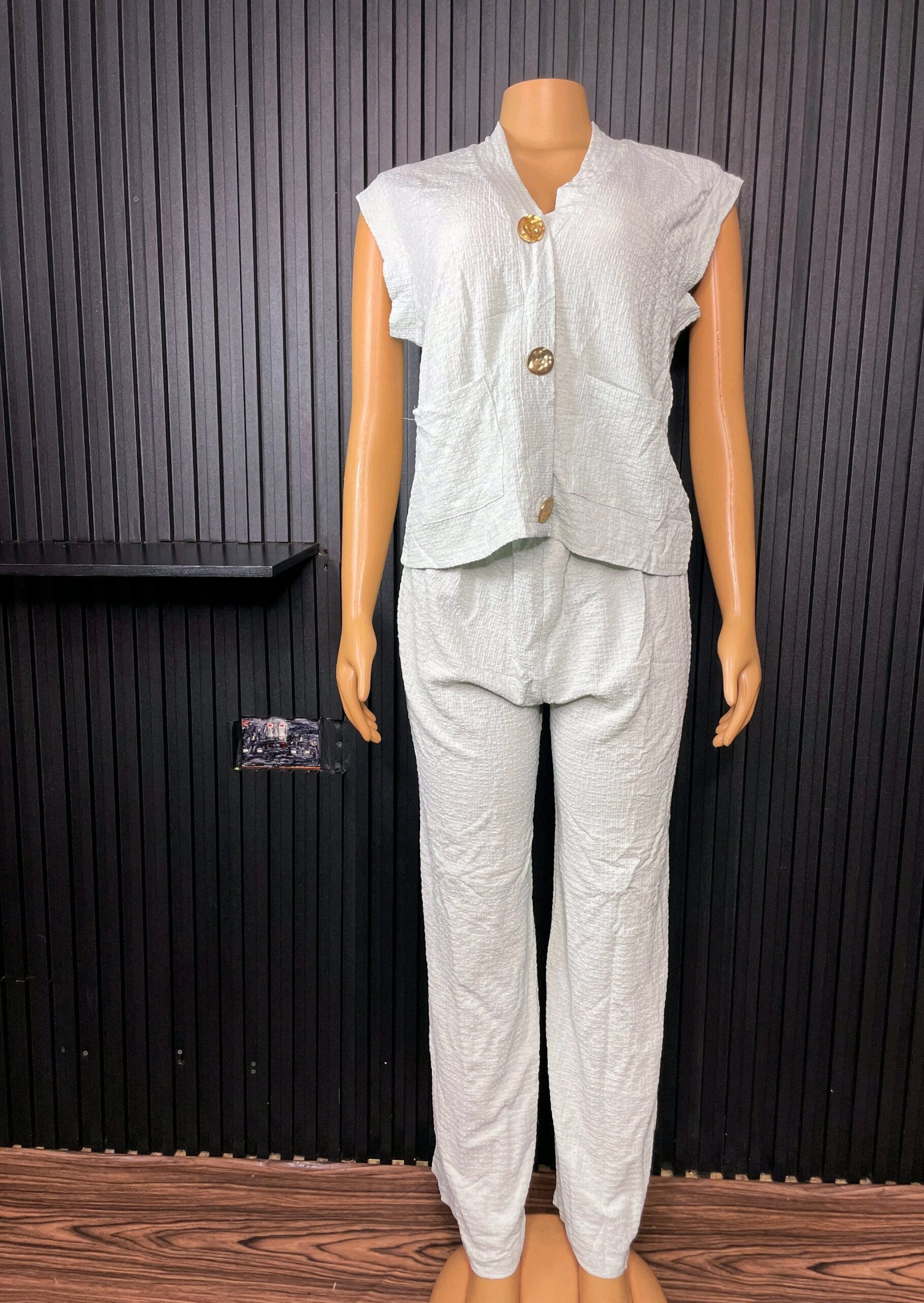 Sage Green Two Piece Trouser Set 1 Sage Green Two Piece Trouser Set