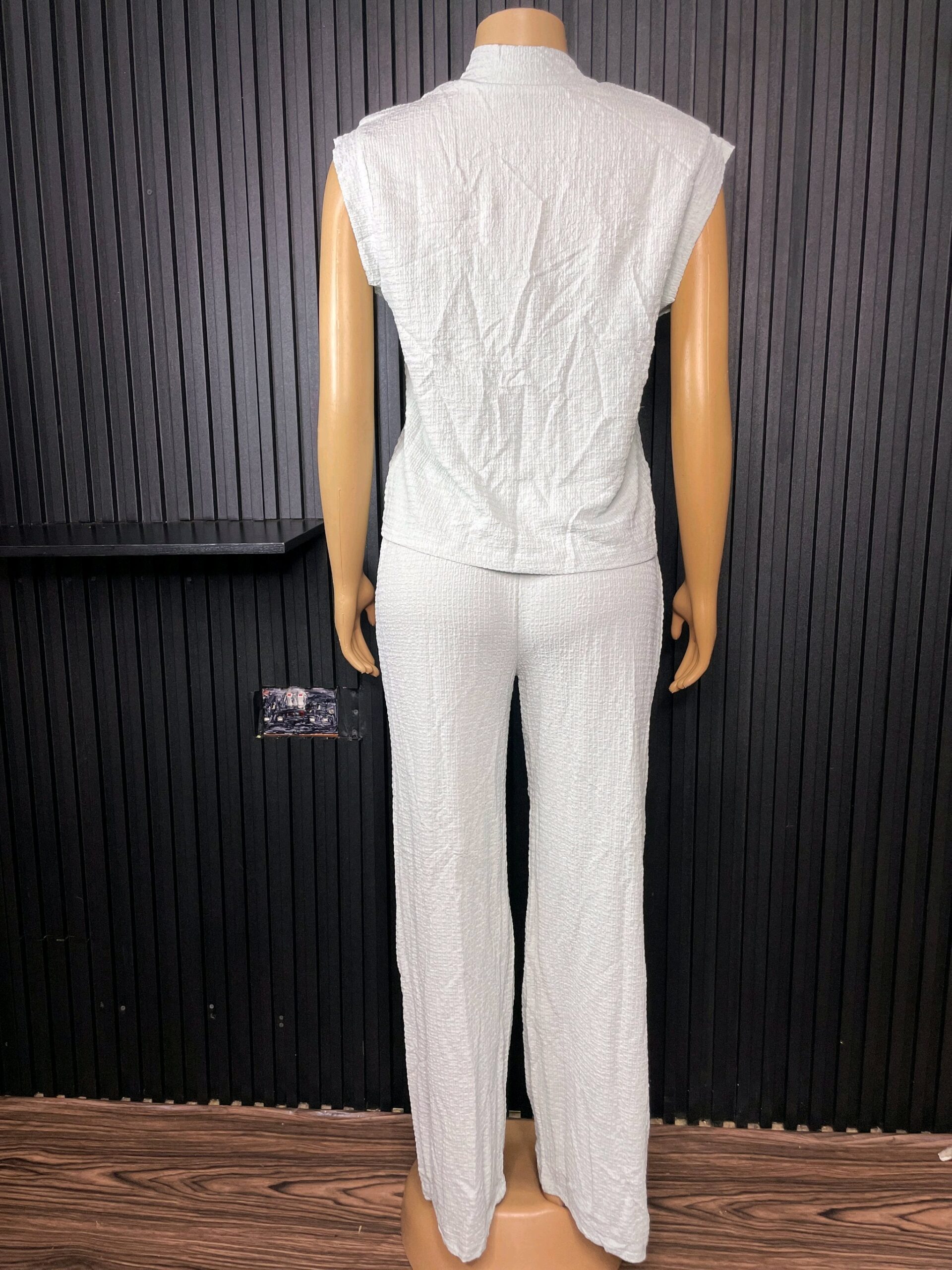 Sage Green Two Piece Trouser Set 3 Sage Green Two Piece Trouser Set - Image 3