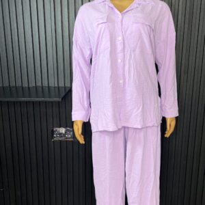 Home 12 Purple Long Sleeve Two Piece Set