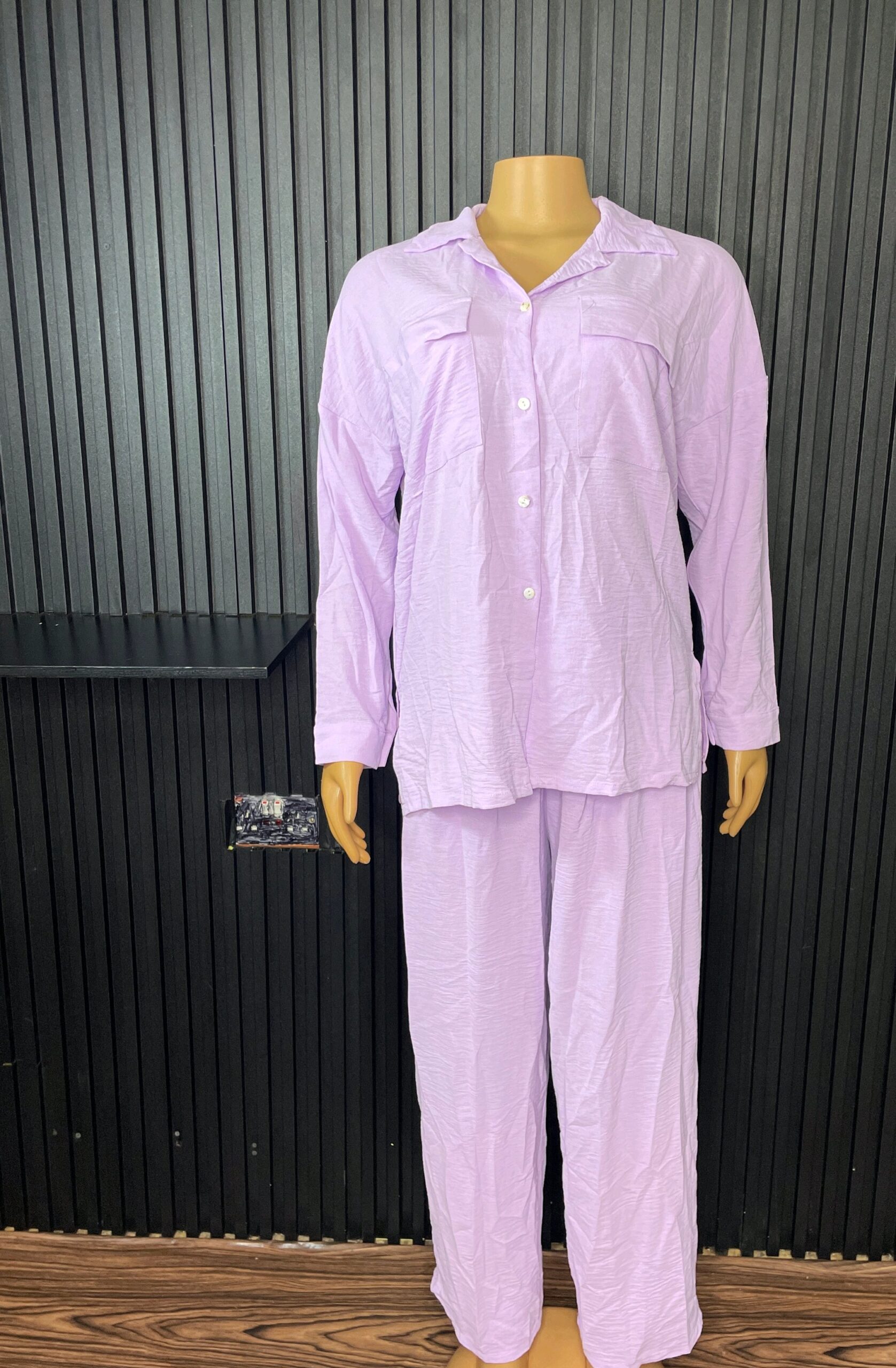 Purple Long Sleeve Two Piece Set 2 Purple Long Sleeve Two Piece Set - Image 2