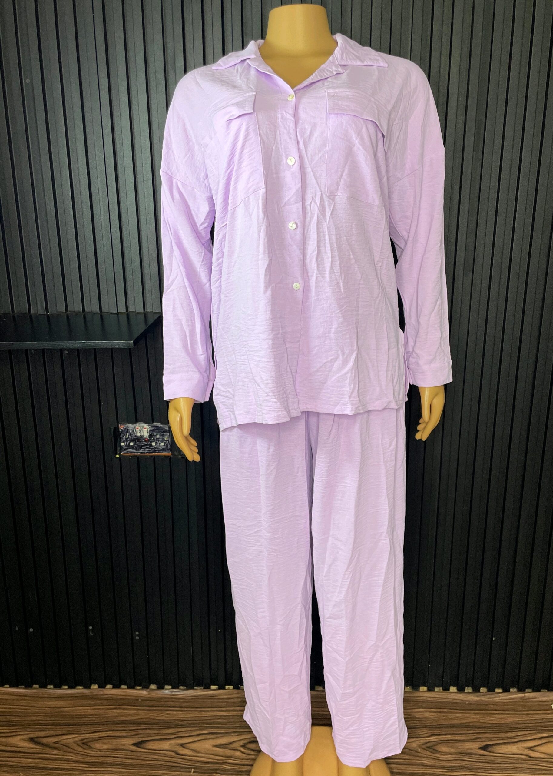 Purple Long Sleeve Two Piece Set 3 Purple Long Sleeve Two Piece Set - Image 3