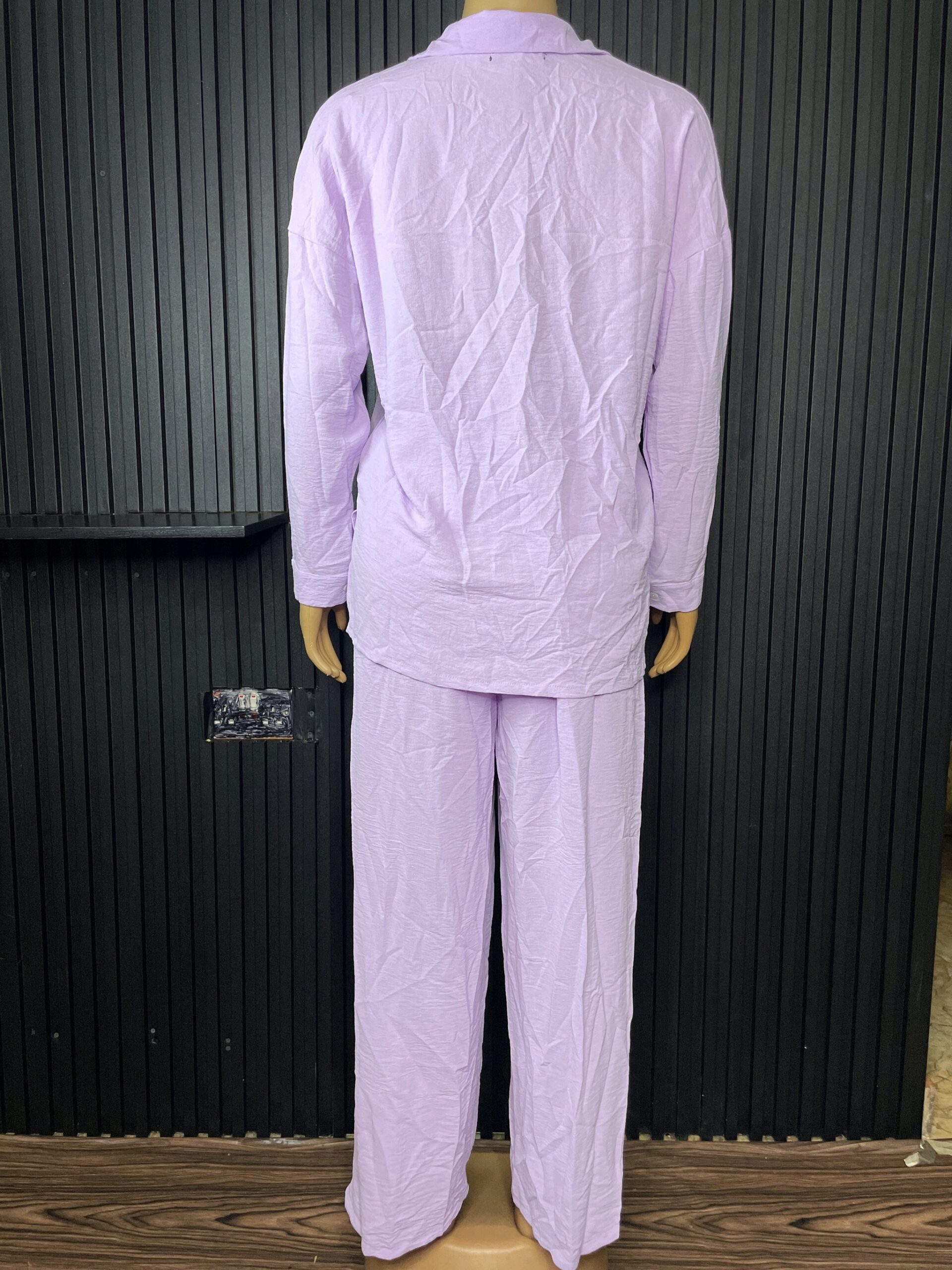 Purple Long Sleeve Two Piece Set 4 Purple Long Sleeve Two Piece Set - Image 4