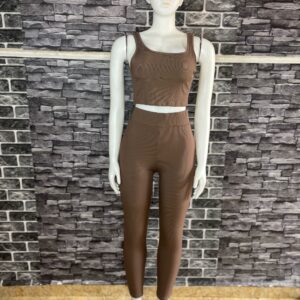 Ribbed Activewear Two Piece
