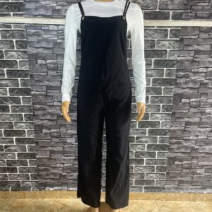 Black Overall Two Piece Set