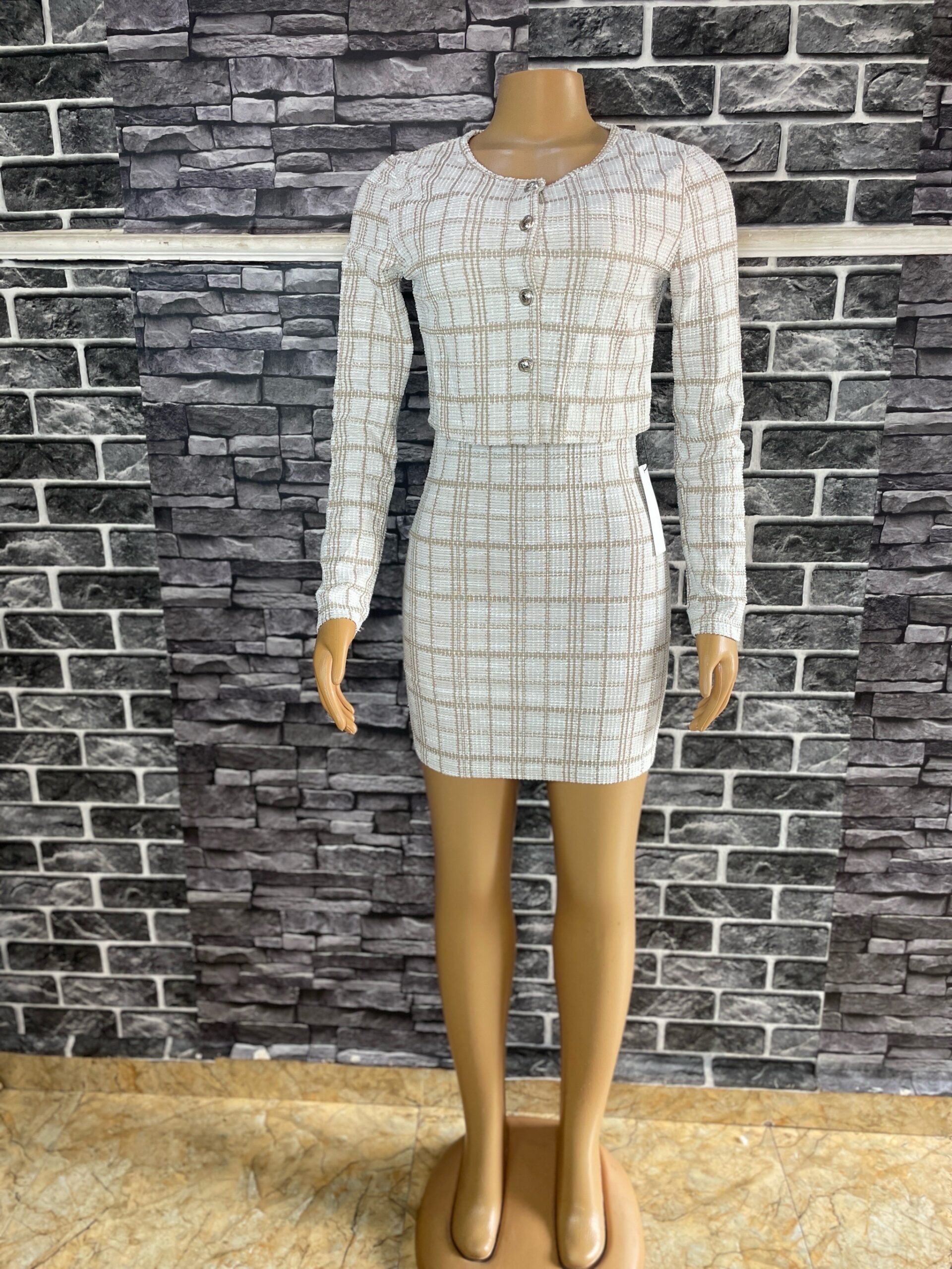 Plaid Skirt Two Piece Set 2 Plaid Skirt Two Piece Set - Image 2
