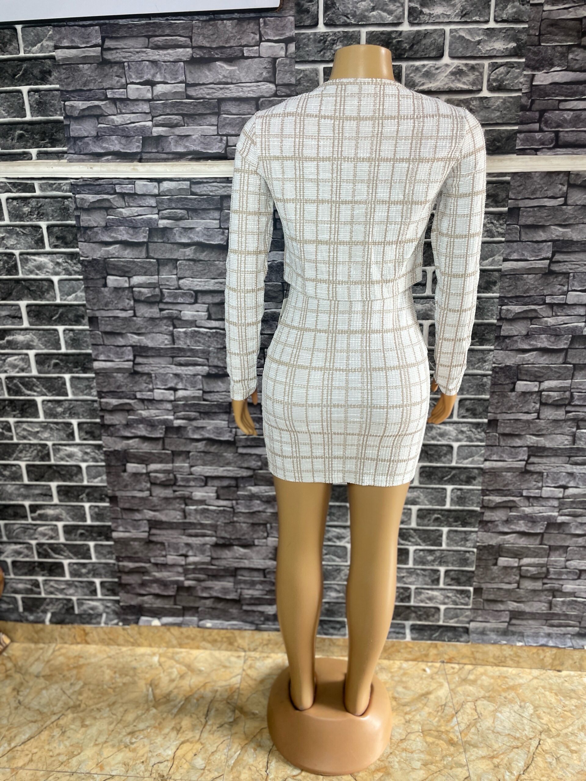 Plaid Skirt Two Piece Set 3 Plaid Skirt Two Piece Set - Image 3