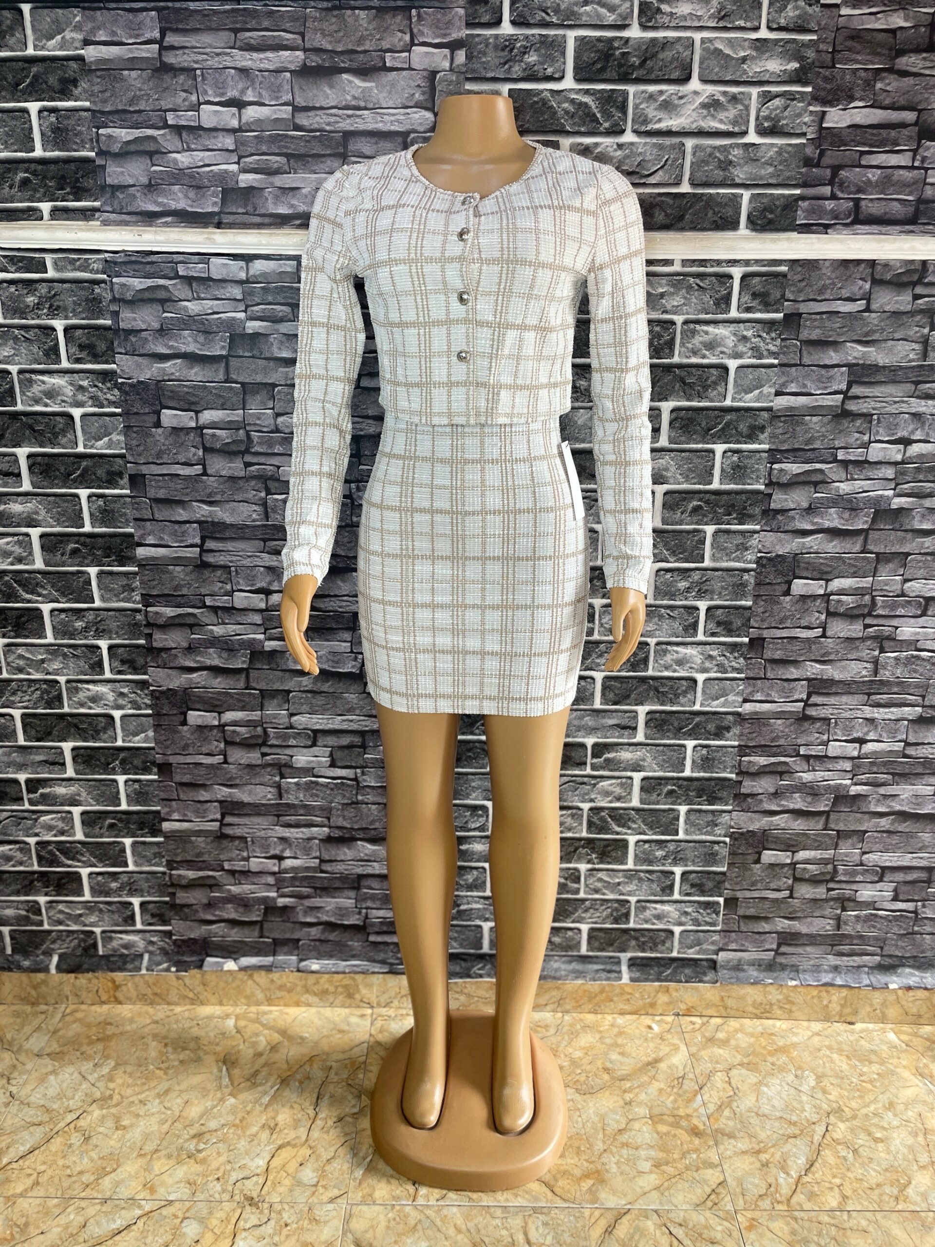 Plaid Skirt Two Piece Set 4 Plaid Skirt Two Piece Set - Image 4