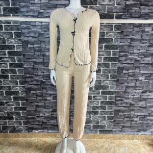 Ribbed Knit Two Piece Set