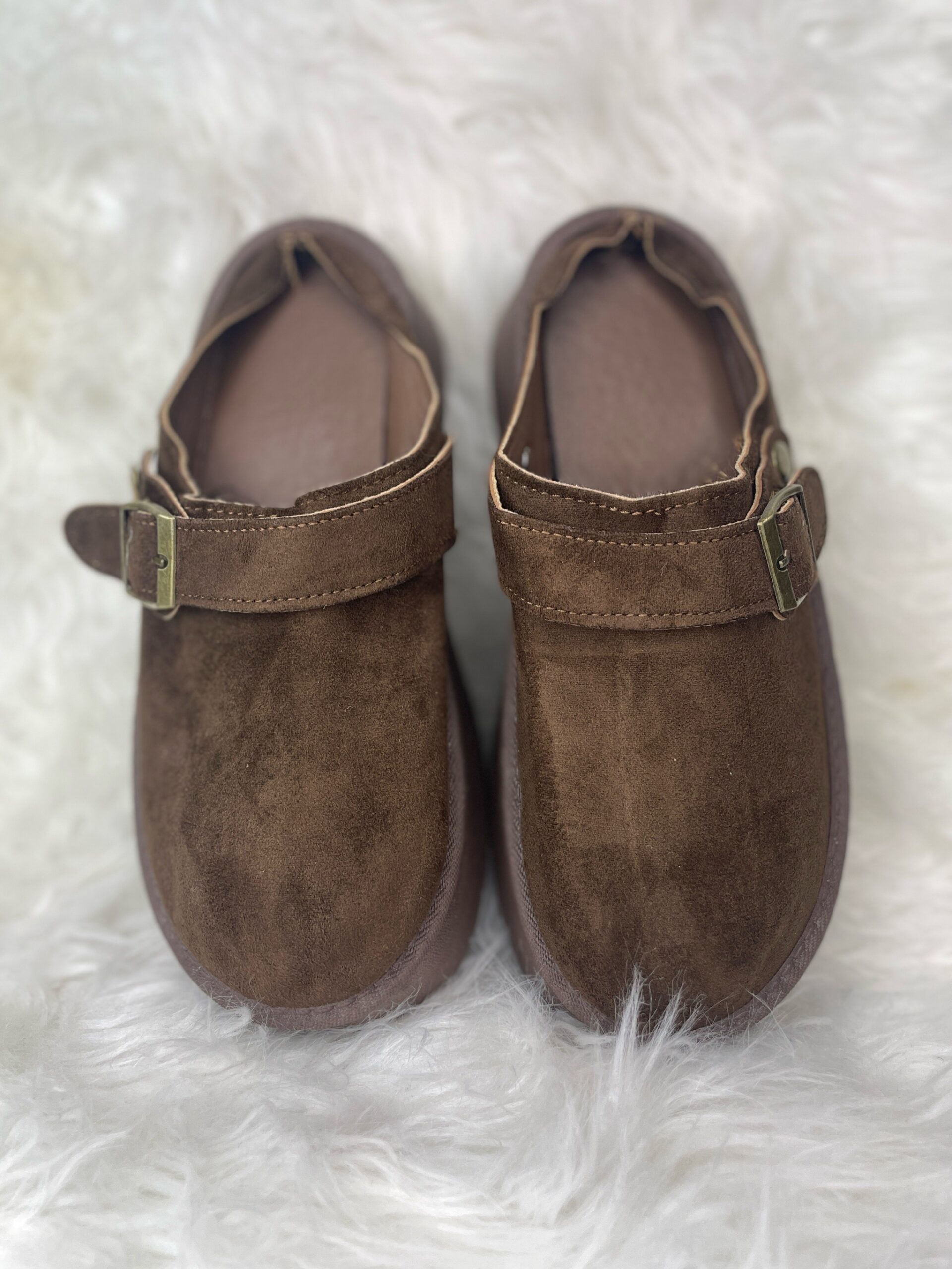 Brown Suede Clogs 1 Brown Suede Clogs