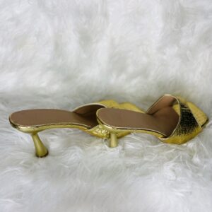 Gold Heel Shoe