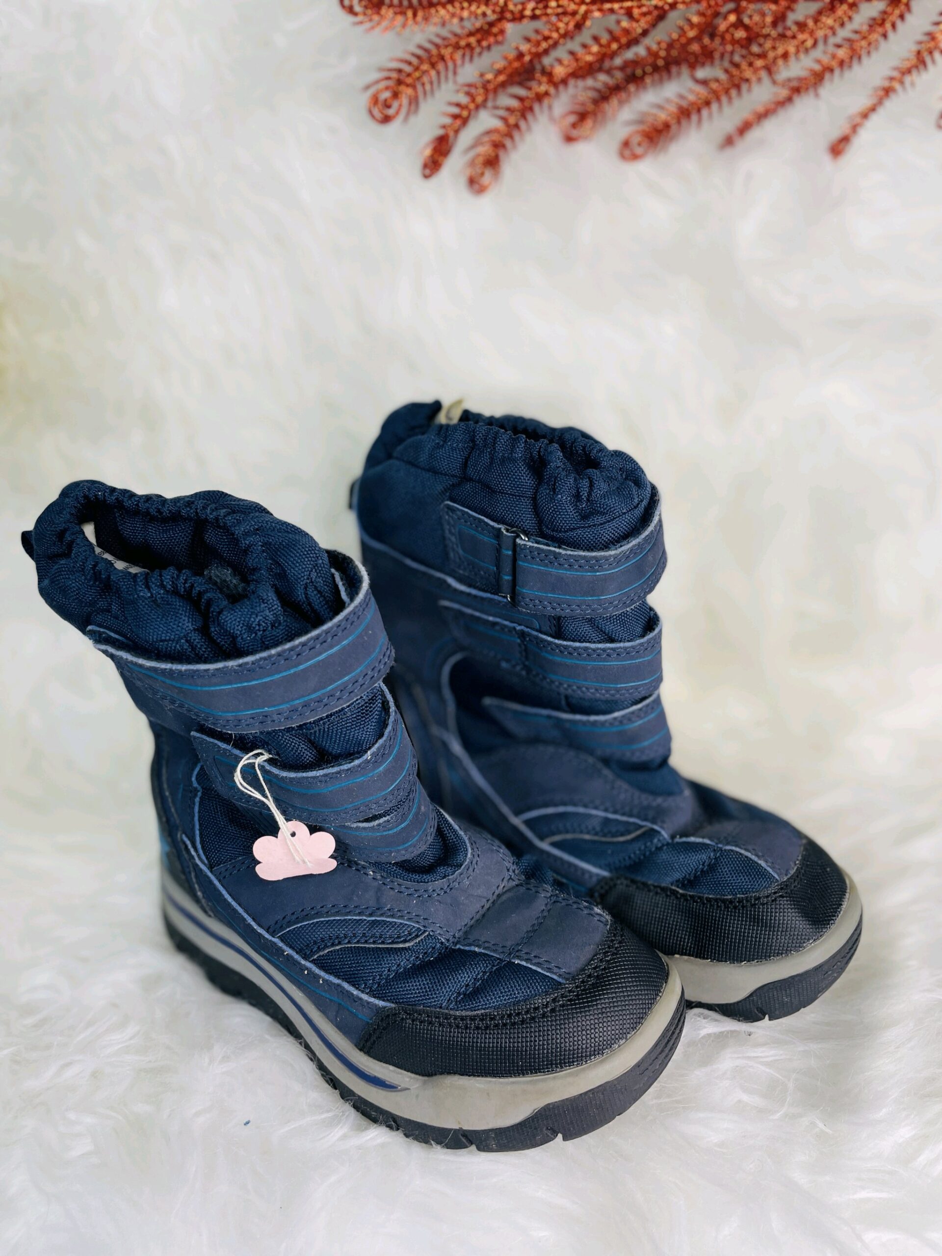 Navy Blue Baby Boots 1 Navy Blue Baby Boots