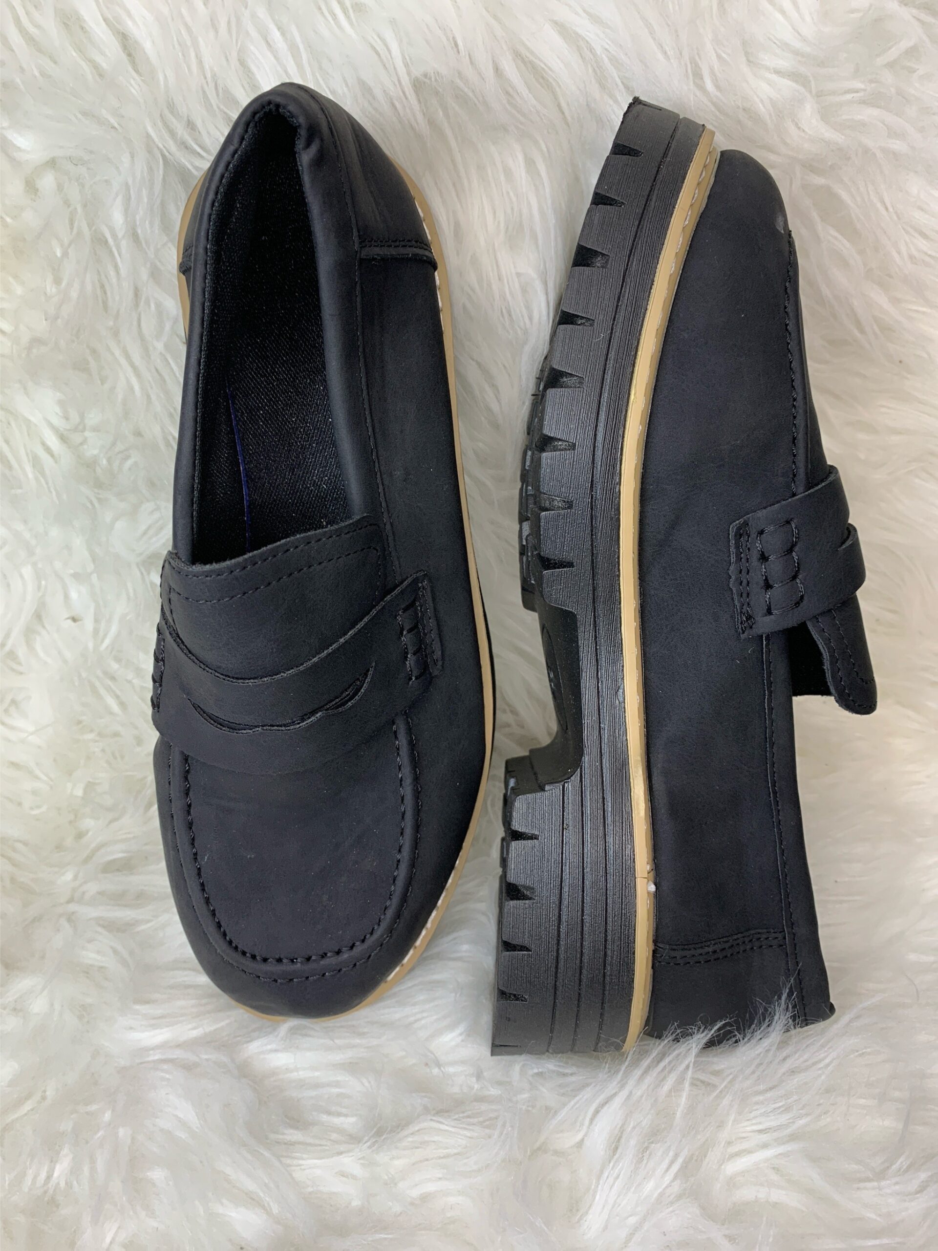 Black Suede Penny Loafers 3 Black Suede Penny Loafers - Image 3