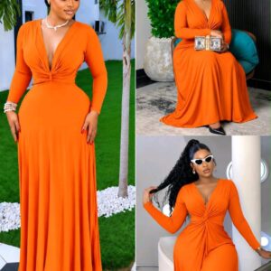 luxurious gown